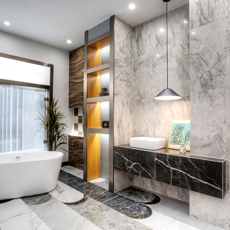 UV marble sheet application